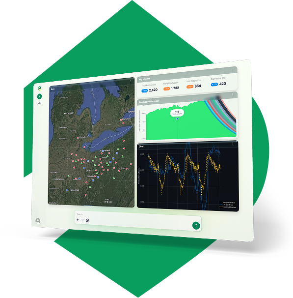 Screenshot of BasinIQ app.